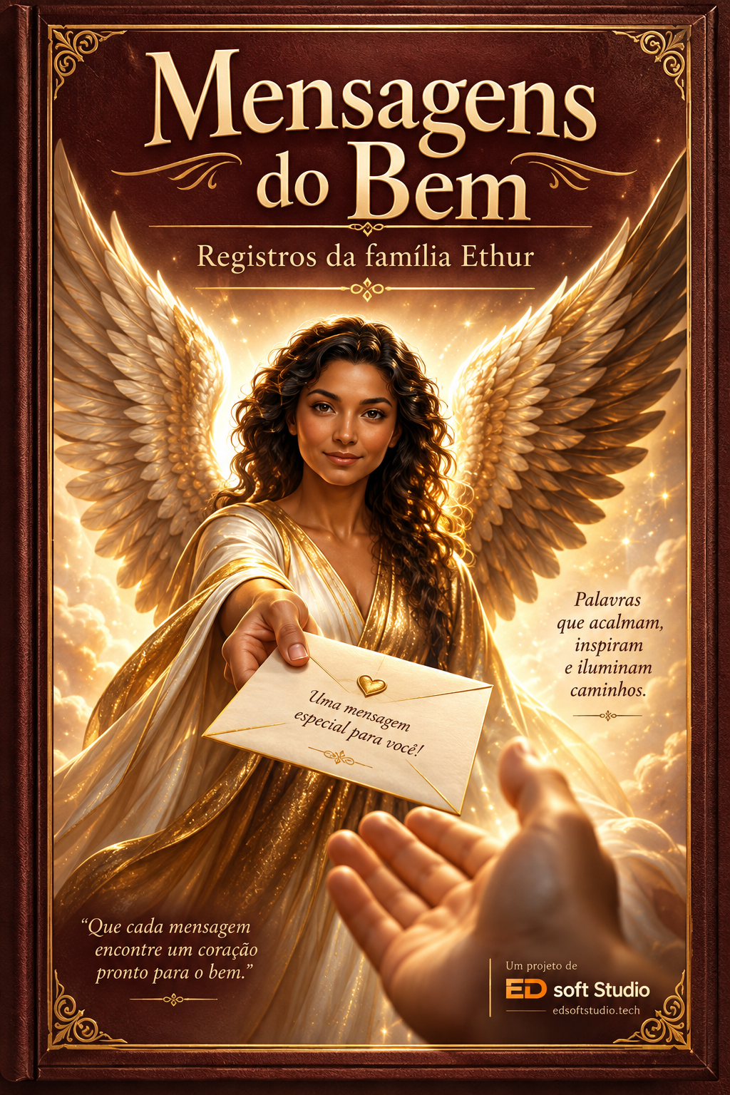 Capa Mensagens do Bem — Registros da família Ethur